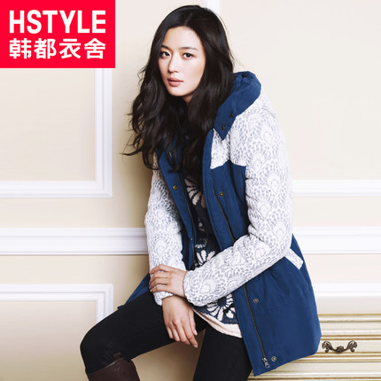 <em>韩都衣舍女棉服</em>女装<em>棉衣韩版</em>潮新款<em>冬装外套</em>拼
