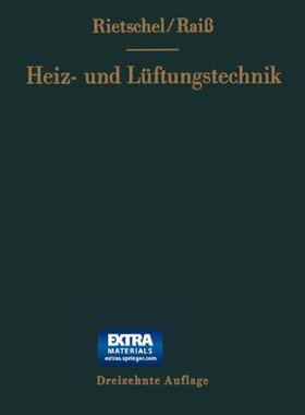 【预订】H. Rietschels Lehrbuch Der Heiz- Und...