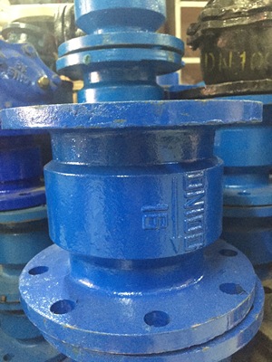 100消声止回阀弹簧卧式