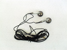 出口外貿耳機 MP3 MP4耳機 重低音耳機原裝正品 黑色線長 音質好圖片
