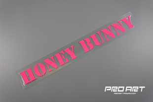 PROart创意 HellaFlush风格前档贴 HONEY BUUNY HF贴纸 创意车贴