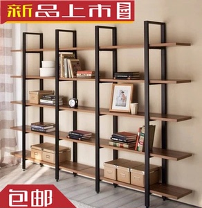 特价客厅创意隔板书架简约现代搁板置物架层架落地墙壁架铁艺