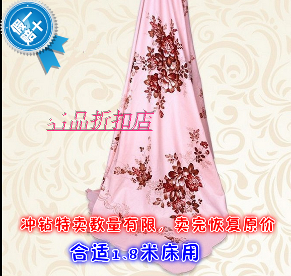 Thượng Hải chính hãng quốc gia ánh sáng old-fashioned chà nhám các tấm vải bông toàn bộ dày 1,8 mét đôi duy nhất mảnh miễn phí vận chuyển - Khăn trải giường ga giường everon giảm giá
