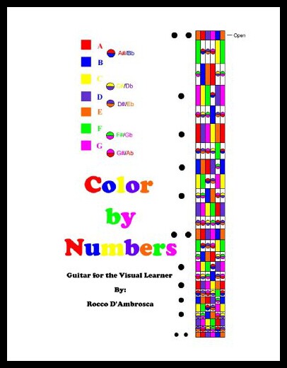 【预售】Color by Numbers: Guitar for the Visual Learner