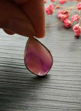 【寂寞五岁】粉紫色～玉化舒俱徕坠子