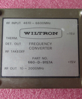 WILTRON 660-D-9157A SMA 10MHz-2000MHz 射频微波宽带下变频器