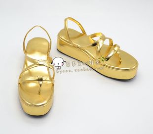 刀剑乱舞 三日月宗近 三条 爷爷 和服 原版cos鞋 送袜子