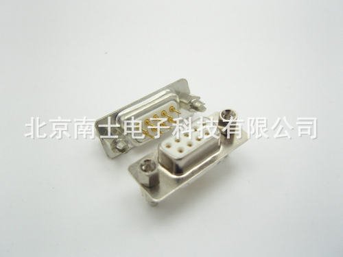 台湾 车针 铆鱼叉 DP9母头 DP9孔 镀金 DB9串口接头 插板式焊板式