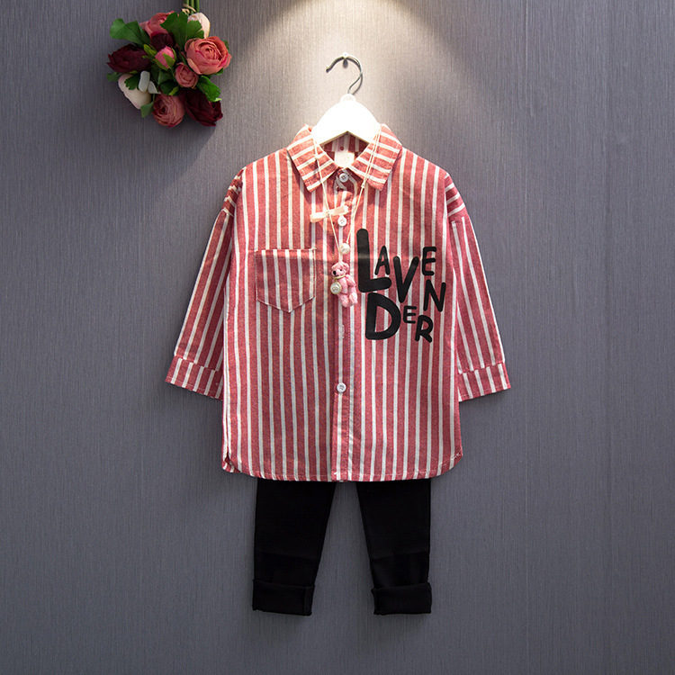 Chemise fille à manche longue - Ref 2087366 Image 4