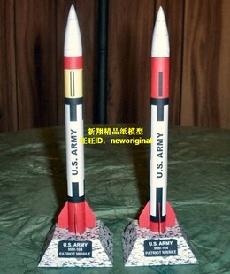 美国爱国者导弹雷神中程地对空导弹系统防空导弹模型