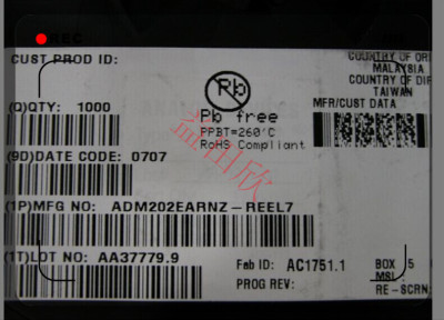ADM202EARNZ-REEL7 RS-232接口集成电路 实体店品质保障