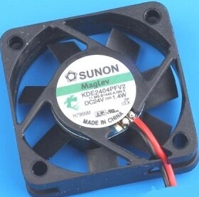 原装建准 SUNON 4010 4cm KDE2404PFV2 24V 1.4W 风扇