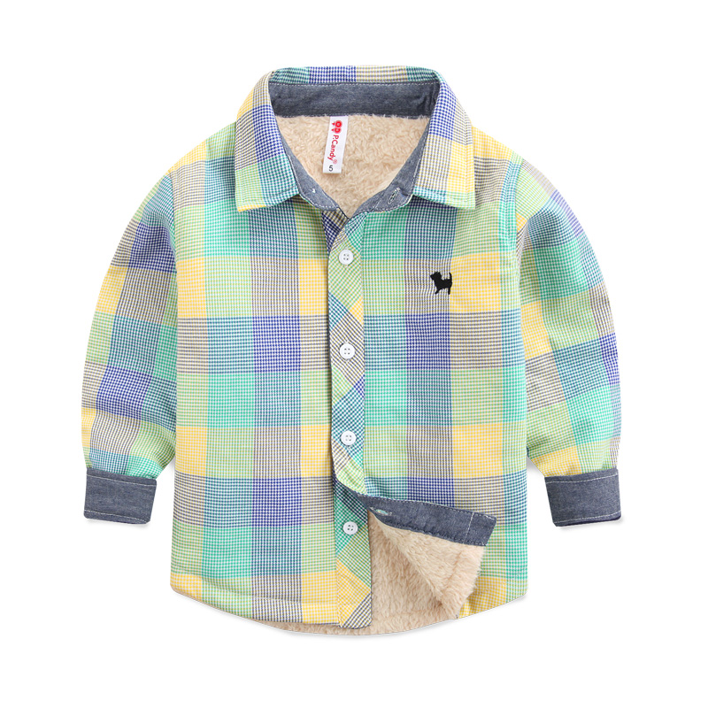 Chemise garcon YYYG à manche longue - Ref 2082367 Image 1
