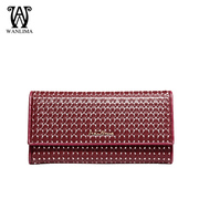 Wan Lima 2015 new leather purse wallet Europe fashion Lady long purse coin purse