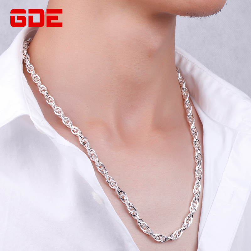 ÒøÏîÁ´Äд¿Òø99×ãÒø´ÖËÄ·½Ë®²¨Á´×Óº«°æ³±ÈË ¼òÔ¼Íøºì½ÖÍ·ÊÎÆ·ÄÐ