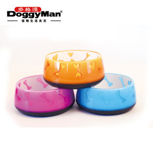日本DoggyMan多格漫水晶艺术宠物狗碗犬猫咪粮食盆吃饭不粘锅单碗