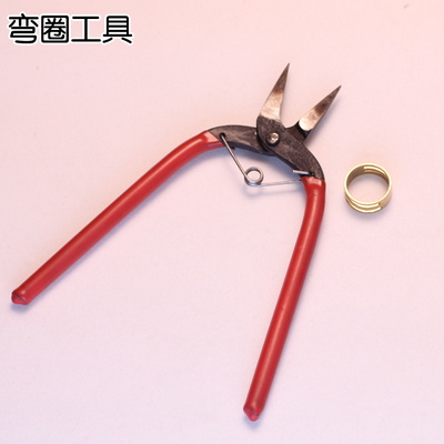 9字针合金镀银手工串珠