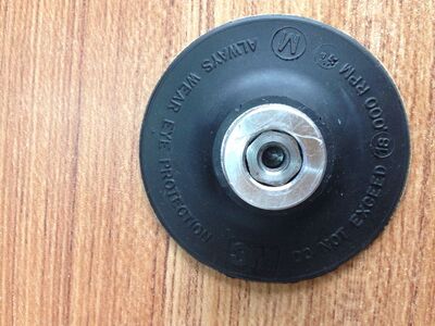 3M Roloc Disc Pad 45092托盘，M号黑托盘，转矩托盘7403M黑托盘