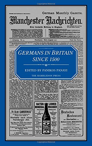 【预售】Germans in Britain Since 1500 书籍/杂志/报纸 人文社科类原版书 原图主图