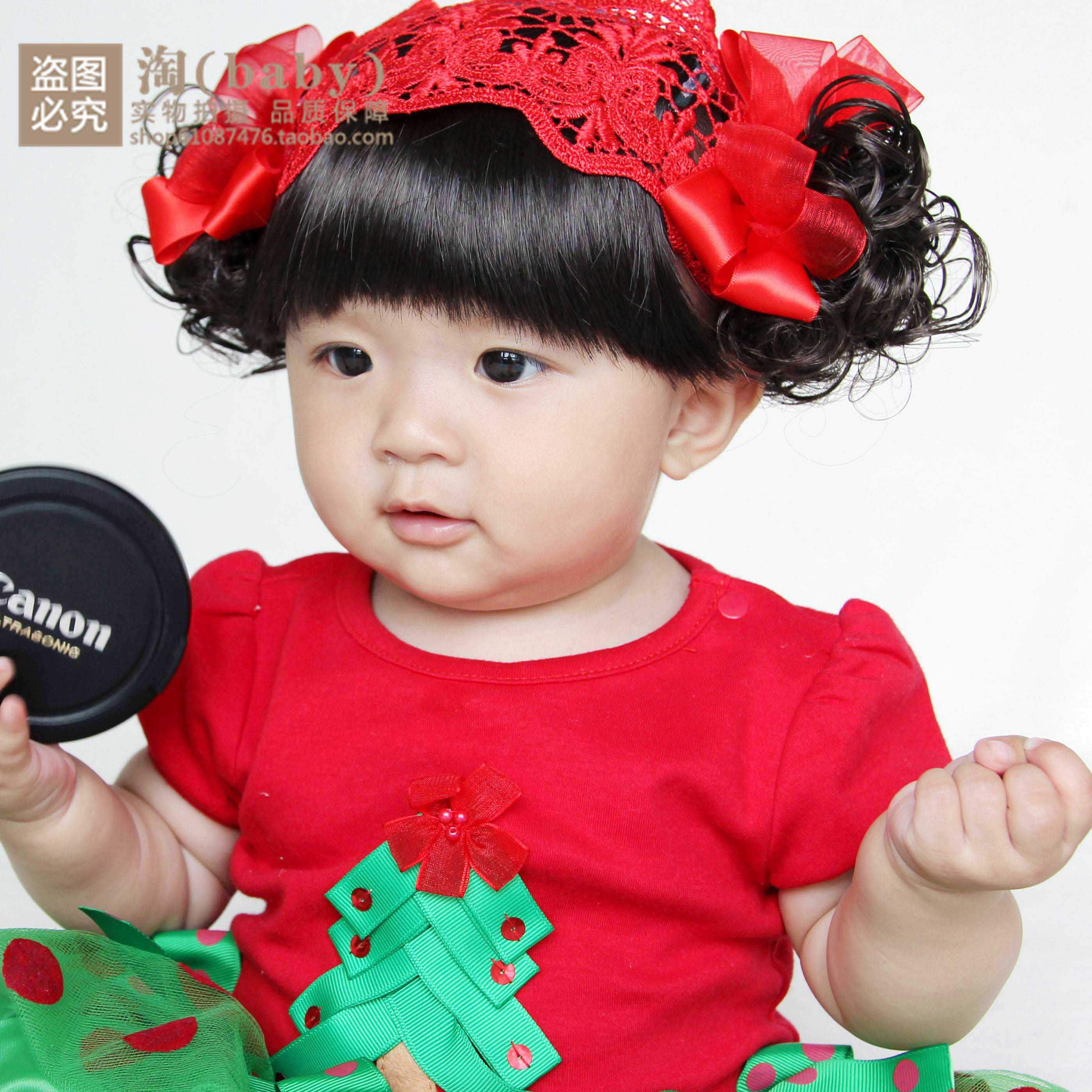 韩国宝宝发带婴幼儿童假发发带韩版头饰刘海儿童配饰女0-1-2-3-4