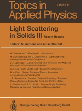 【预订】Light Scattering in Solids III: Rece...