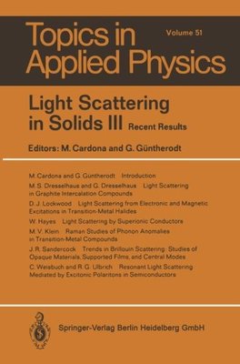【预订】Light Scattering in Solids III: Rece...