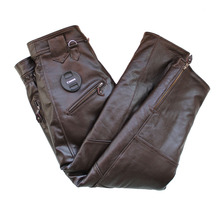 Pantalon cuir homme droit pour hiver - Ref 1493703 Image 6