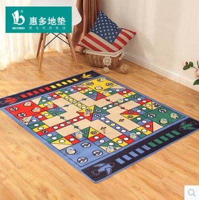 加厚惠多超大号飞行棋地毯大富翁象棋爬行垫亲子游戏棋儿童益智具