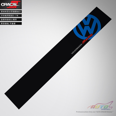 VW mark Windscreen sticker decal大众GTI高尔夫前档车贴纸贴花