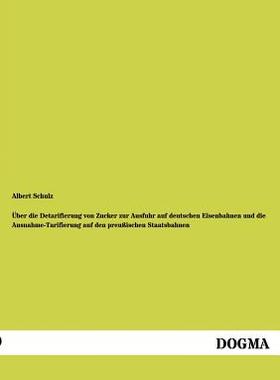 【预售】Ber Die Detarifierung Von Zucker Zur...