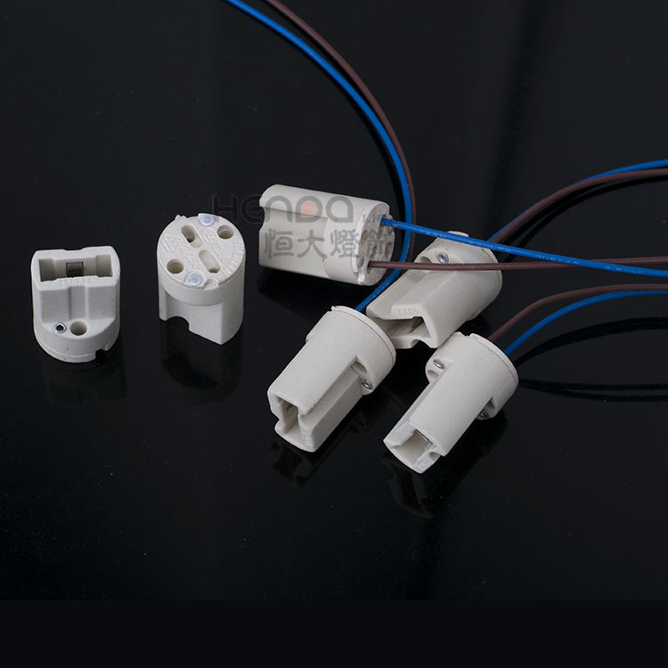 G9灯头座带线 G9灯珠专用灯头卤素灯LED G9陶瓷灯头座 G9灯头线座