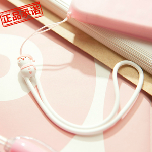 雪人手机链 可爱情侣挂绳 苹果三星饰品小挂件手机配件台湾bone