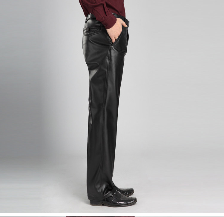 Pantalon cuir homme en vrac LAOYECHE pour automne - Ref 1488339 Image 1