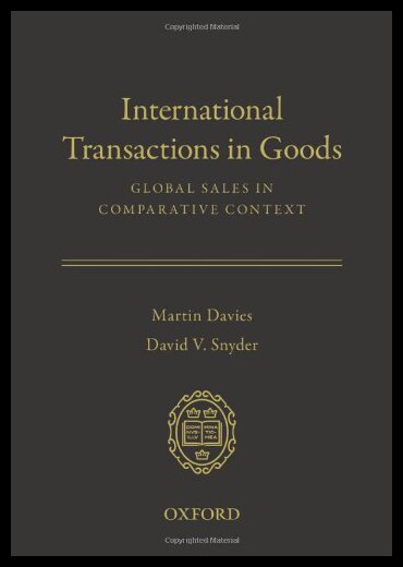 【预售】International Transactions in Goods: Global Sales