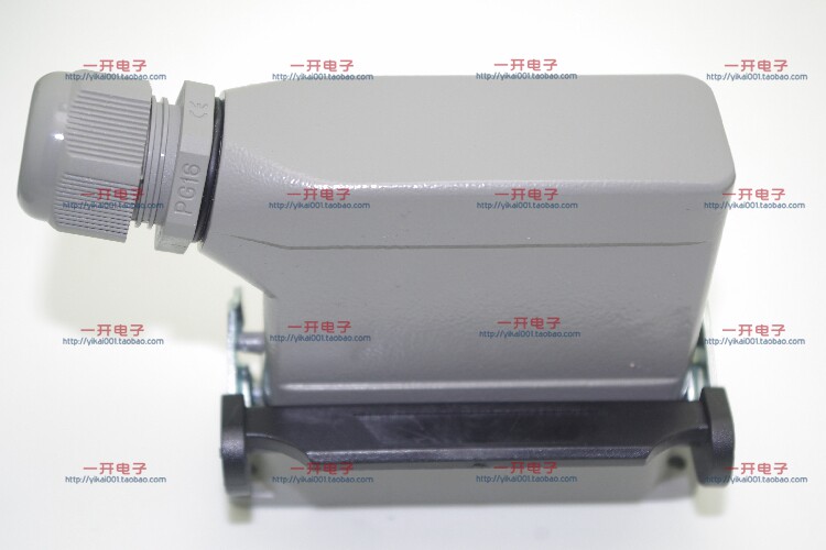 矩形重载连接器 HDC-HA-016 热流道插头 HA-016 16芯 10A 热流道