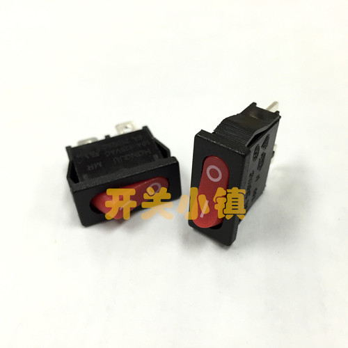 HONGJU台湾宏聚进口船型开关 MR-2-110-C5N-BR 2脚2档 KCD1-110