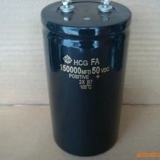 日立电容 50V150000UF电容 150000MFD50VDC 螺丝脚滤波电容