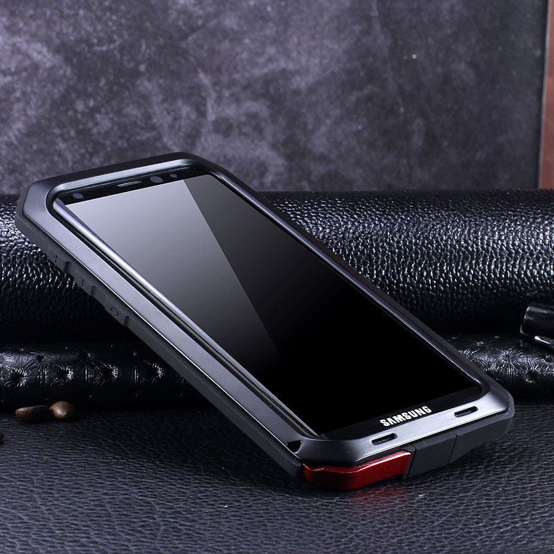 R-Just Extreme Premium Protection System Aluminum Heavy Duty Metal Case for Samsung Galaxy S8 Plus & Galaxy S8