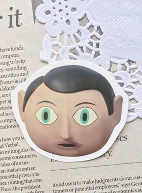 法鲨 法斯宾德 超萌kuso风 弗兰克《Frank》 自制周边防水箱贴