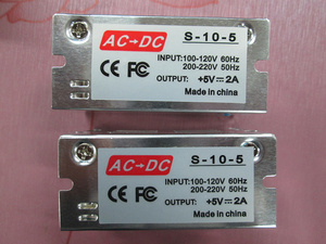 5V2A开关电源5V10W开关电源，L70W39H31，LED专用开关电源
