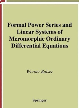 【预售】Formal Power Series and Linear Systems of Mero...