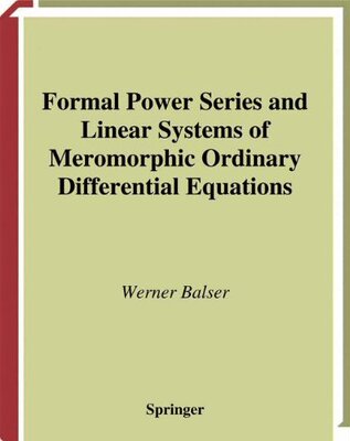 【预售】Formal Power Series and Linear Systems of Mero...