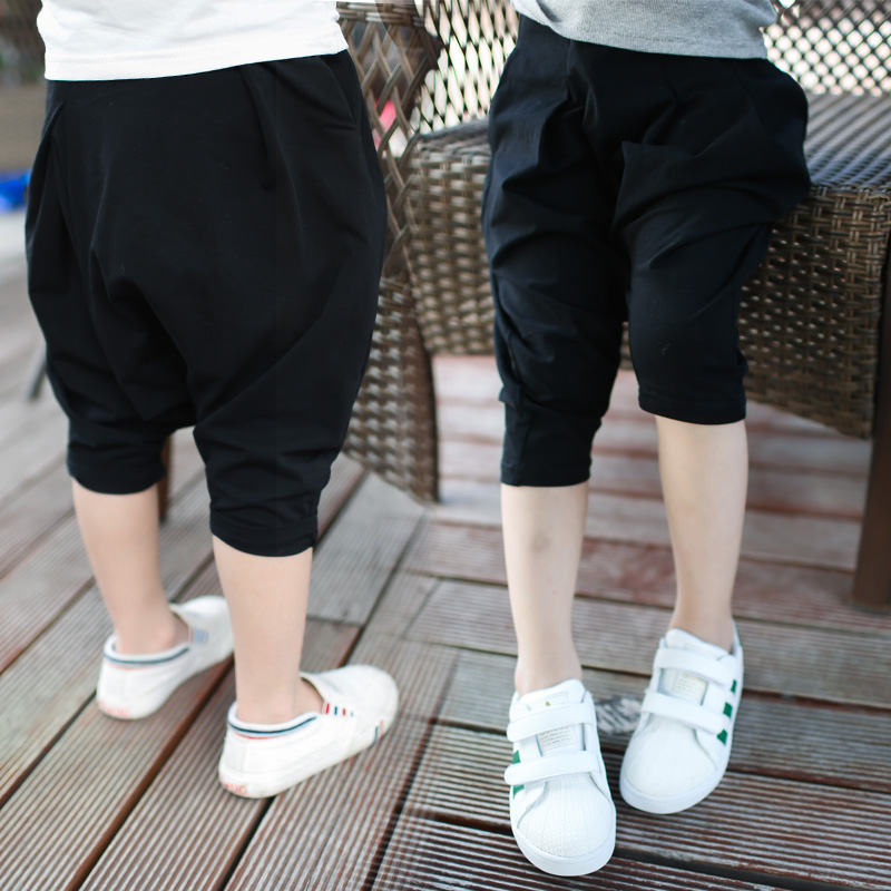 童装2020春夏款裤子男童哈伦裤