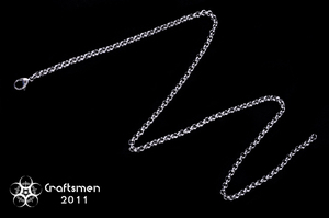 跨狮门指环王项链316L钛钢链魔戒配链4MM珍珠链挂链