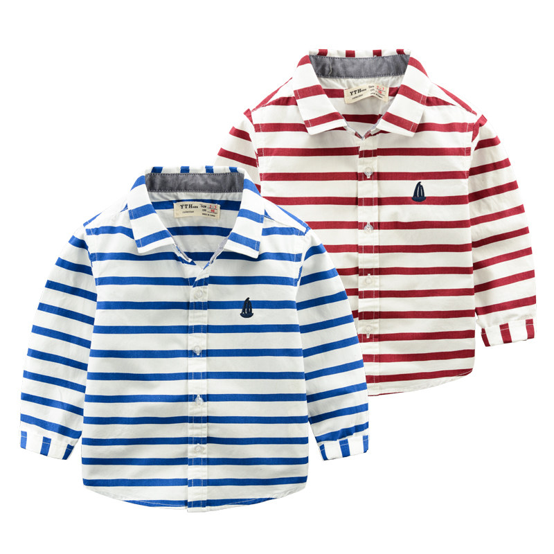 Chemise garcon à manche longue - Ref 2082028 Image 1