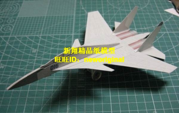 可以飞行的纸飞机 俄罗斯空军苏30 SU-30MK战斗机仿真纸模型飞机