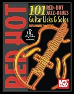 Blues Solos 101 Licks Guitar Jazz Hot Red 预售
