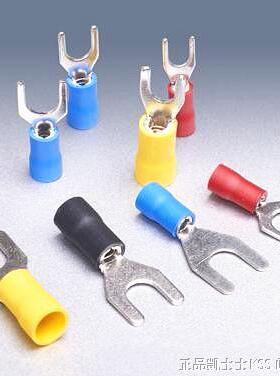 品牌优质叉型绝缘端头SV5.5-6L  Y型绝缘护套 Y型接线端子500PCS