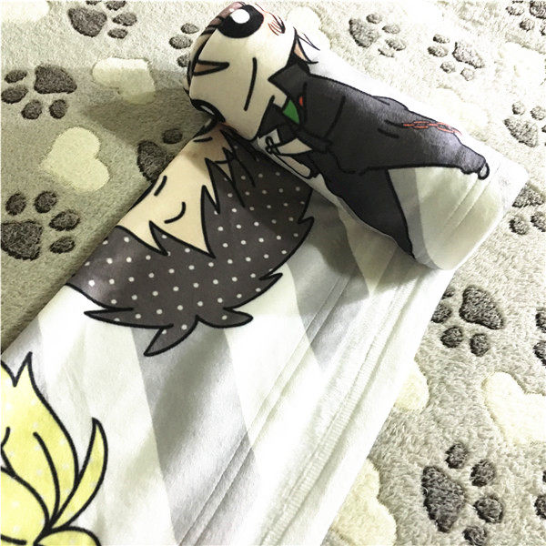 绮丽屋日本动漫周边刀剑乱舞q版超柔软冬日温暖围巾满包邮淘金币