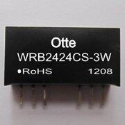 Otte DCDC隔离电源 24v输出3W WRB2424CS-3W 宽电压2：1输入